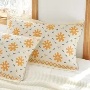 메모리폼 이시아르 밴딩 순면 베개커버 55cmx75cm