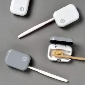 UVC 충전식 가정용 리빙앤봄 LED 무선칫솔살균기 휴대 hRU2+2VhU