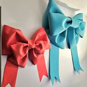 DIY 대형 리본 웨딩카 장식용 선물 HuM9+8tqr