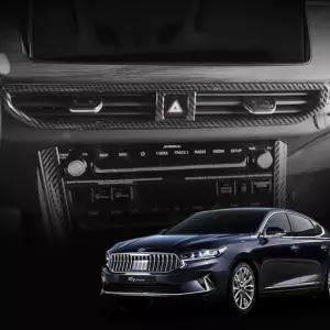 K7 프리미어 센터페시아 송풍구 카본몰딩 UNE4+7mHS