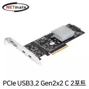 [골드스마일]강원전자 넷메이트 USB3.2 Gen2x2 Type C 2포트 PCI Express 카드(슬림PC겸용)
