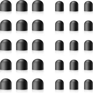 스타일러스 펜용 고무 팁 15쌍 02인치 및 028인치 터치스크린 교체용 펜촉 부드럽고 스크래치 없음