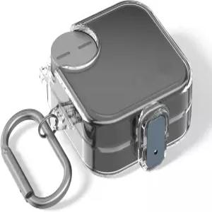 CMF 버즈 프로 2 케이스 커버 충전 헤드폰용 투명 및 보호 소프트 TPU 키 체인이 있는 안전한 잠금