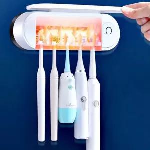 UVC LED 램프 건조 소독 원터치 간편 칫솔 살균기 RXH2+5jLJ