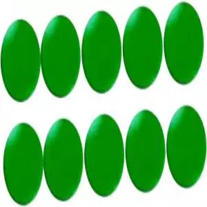 메놀라나 10Pcs 풀 큐 팁 패드 페룰 아크릴 수리 부품 예비 055인치 교체 당구 액세서리 대회용