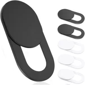 웹캠 커버 슬라이드 6팩 맥북 노트북 PC 컴퓨터 맥 용 카메라와 호환되는 초박형 웹 카메라 0022인치