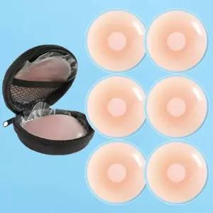 실리콘 방수 니플 커버 접착 브라 비키니 패드 wRO4+3mgB