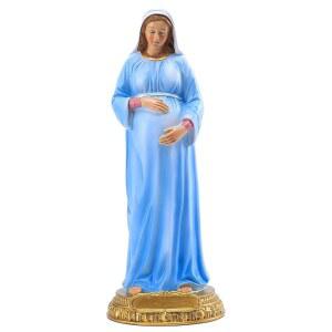 Qianling 잉태 성모 마리아 동상 8.4인치 수지 성모상, 기도실, 홈 제단, 교회, 선반 또는 테이블, 여성 및 신자를 위한 영적 선물
