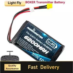 라디오마스터 BOXERTX16S 송신기 배터리 2S 7.4V 6200mAh 고용량 리포 모듈로 긴 비행 시간 확보