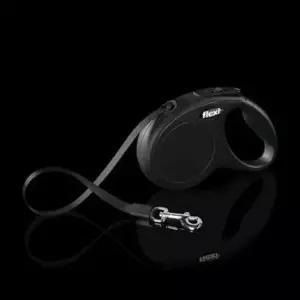 강아지자동리드줄 반려견 테입형 산책 자동 리쉬 리드줄 블랙 라지 5M