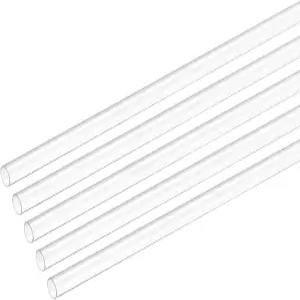 MECCANIITY 플라스틱 파이프 리지드 폴리카보네이트 원형 튜브 클리어 0164mm ID 025mm OD 6150mm 조명