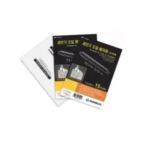 [문구] 오일페이퍼 15매 세단기오일 오일패드