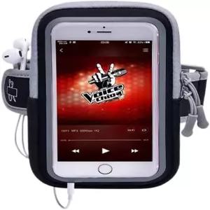 투명 러닝 폰 홀더 완장 다양한 스마트폰에 적합한 스포츠 보호 케이스 키 카드 포켓이 있는 범용 가방