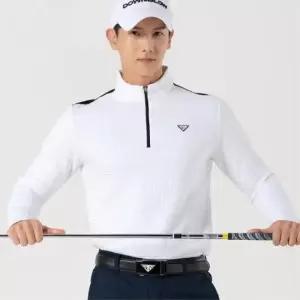 골프웨어옷 남성긴팔골프티 반집업티셔츠 골프이너웨어 남성코디