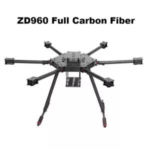 픽스호크 ZD850 ZD960 탄소 섬유 F960 Hexa-Rotor 프레임 FPV PIXHAWK 비행용 랜딩 기어 접이식 암 Hexacop