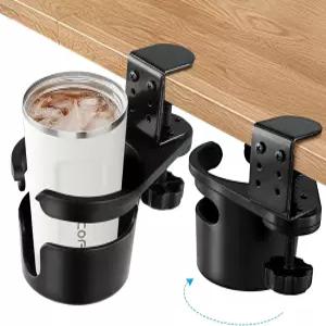 컬러모드 업그레이드 360° 회전 클램프 마운트 디자인 메탈 오피스 및 PC 게이밍 책상 액세서리 암체어용