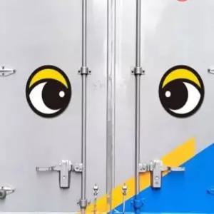 [CAR] 졸음운전 스티커 210x210 반사스티커 화물차반사테이프