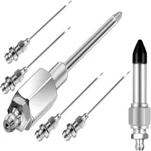 OKYOUK 베어링 그리스 인젝터 니들 노즐 디스펜서 피팅 및 건 팁 - 밀봉된 CV 조인트를 위한 90 어댑터