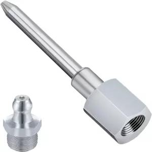 자동 방랑자 도구 그리스 건 바늘 끝 좁은 노즐 어댑터 1/8인치 NPT 나사가 있는 피팅