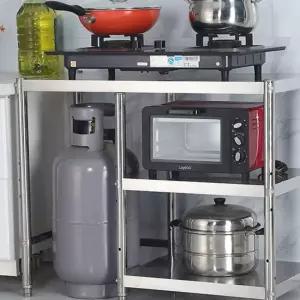 주방 가스렌지 선반 가스레인지 스텐 정리 식당 업소용 단일