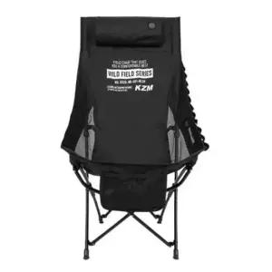 낚시용의자 카즈미 캠핑의자 야외 낚시 의자 하이 캠핑 체어 블랙