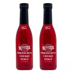 산니티 마라스키노 체리 칵테일 시럽 12.7온스(2팩)