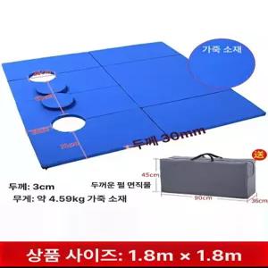 빙어 매트 방한 구멍 바닥 휴대용 방수 텐트 180X180X40