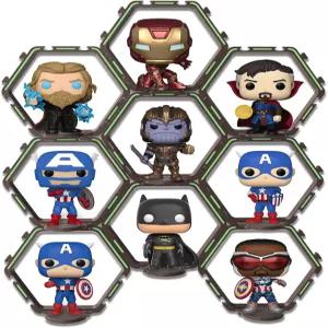 펑코 팝 피규어를 위한 요다르 9 PCS 라이저 디스플레이 선반 정리함 및 장식을 플로팅 수집품 스탠드