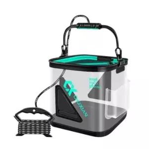 낚시두레박 접이식 투명 두레박 낚시 살림통 밑밥통 13L