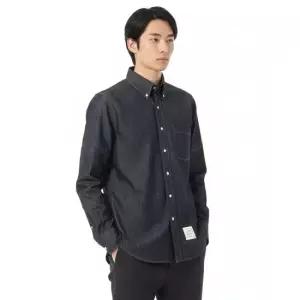 THOM BROWNE 26SS 데님 암밴드 셔츠 MWL435S F1105 415)