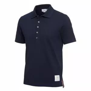 THOM BROWNE 26SS 사이드 슬릿 백 스트라이프 반팔 폴로 MJP052A 00042 415)