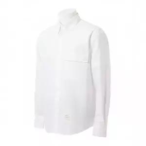 THOM BROWNE 26SS 셀프 암밴드 오버사이즈 피케 셔츠 MWL430O 00185 100)