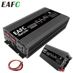 인버터, 2000W, 3000W, 4000W, 휴대용 파워 뱅크 컨버터, 태양열 인버터, DC12V 에서 AC 220V, 자동차 가정 실외용