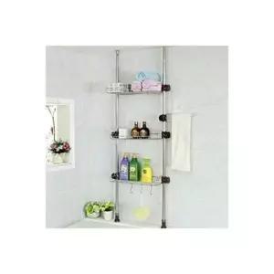 기둥선반 욕조기둥선반 3단400 욕실선반 화장실선반 기둥식선반