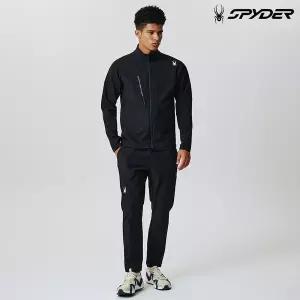 [백화점 정품] 스파이더 공용 액티브 플리스 셋업 팬츠 SPIFCNFP111UBLK