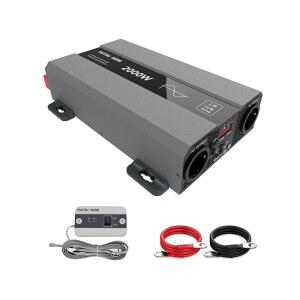 DATOUBOSS 우크라이나 창고 순수 정현파 인버터 12V 24V 2000W/2000와트 110V 200V 50Hz/60Hz 전원 인버터 컨버터