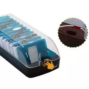 원터치 명함통 대형 색상랜덤 1P 명함꽂이 명함홀더 명함케이스 명함보관함 명함정리