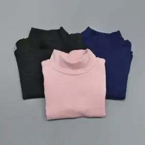 여아긴팔옷 남아 여아 터틀넥 긴팔티 이너 폴라 무지 티셔츠옷