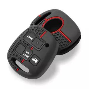 차키케이스 커버 실리콘 2 3 버튼 차량용 키 케이스 Toyota FJ Cruiser Land 2008-2014 Lexus ES GS LS IS