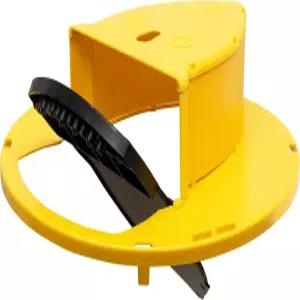 이지콜 버킷 뚜껑 마우스 트랩 - 플립 N 슬라이드 자동 리셋 멀티 캐치 재사용 가능 5갤런 버킷용 실내