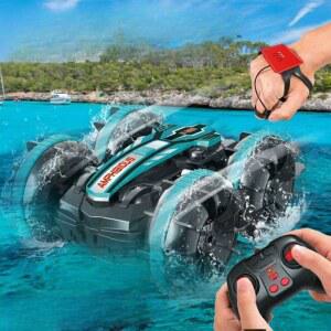 속에서 달리는 RC카 4륜 물위에서 디더링 알씨카 RC트럭 탐사 숄더백 침대