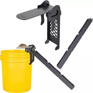 메이크룩 쥐와 쥐를 위한 플랭크 버킷 마우스 트랩 걷기 - 재사용 가능한 무살생 인간 설치류 5갤런 장착