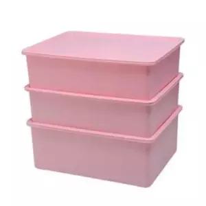 [생활] 속옷정리함 3종세트 핑크 칸칸정리함 브라정리함