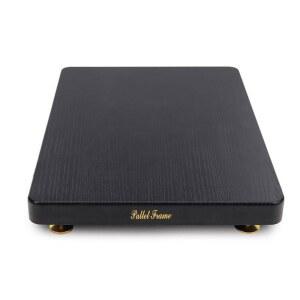 우퍼방진매트 스피커 받침패드 진동방지 진동 방진 흔들림 나무결 오디오 검정 충격흡수보드