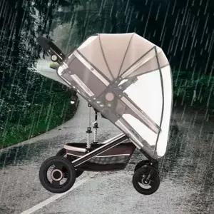 유모차 방풍 커버 방수 비가림 사계절 유모차 커버 신생아