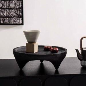 원목 찻상 전통 다과상 사이즈 돌상 오피스 티타임 인테리어 타입B 빈티지 나주소반