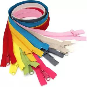 YKK 4.5 초장거리 풀 슬라이더(닫힌 바닥) 색상 모음 - 팩당 지퍼 5개(길이 선택)(36인치)