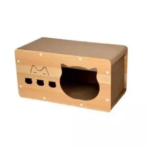 [반려] 스크래쳐 하우스 사각 고양이하우스 반려동물가구