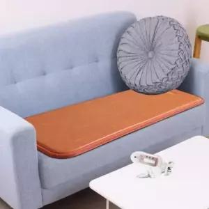 비닐전기장판 한일의료기 3인용 황토색 전기방석 비닐레자 물걸레청소가능 전기장판