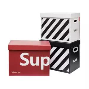 수납함 종이 정리함 이사박스 다용도 27x20x17cm LbB5+2yvH